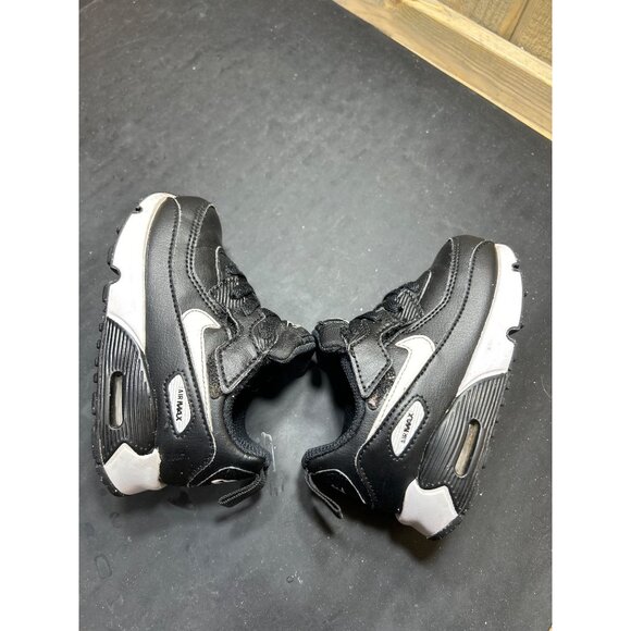 Nike Air Max 90 EasyOn TD Sneakers Black/White Size 7C Toddler - Picture 9 of 10